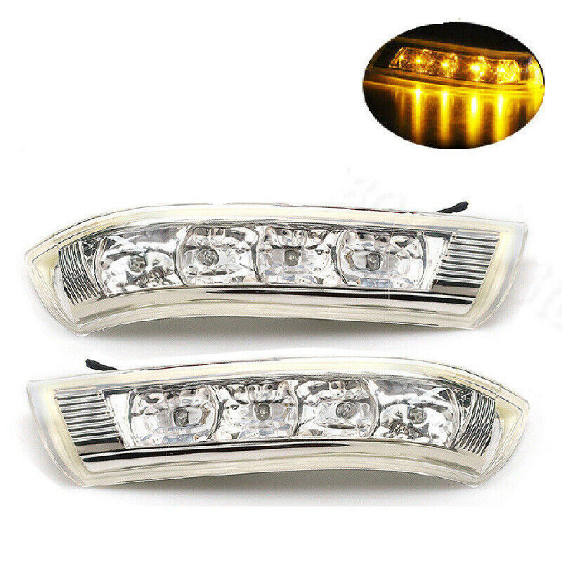 1 Pair for Hyundai Santa Fe 2010-2012 Rearview Mirror Turn Signal Light