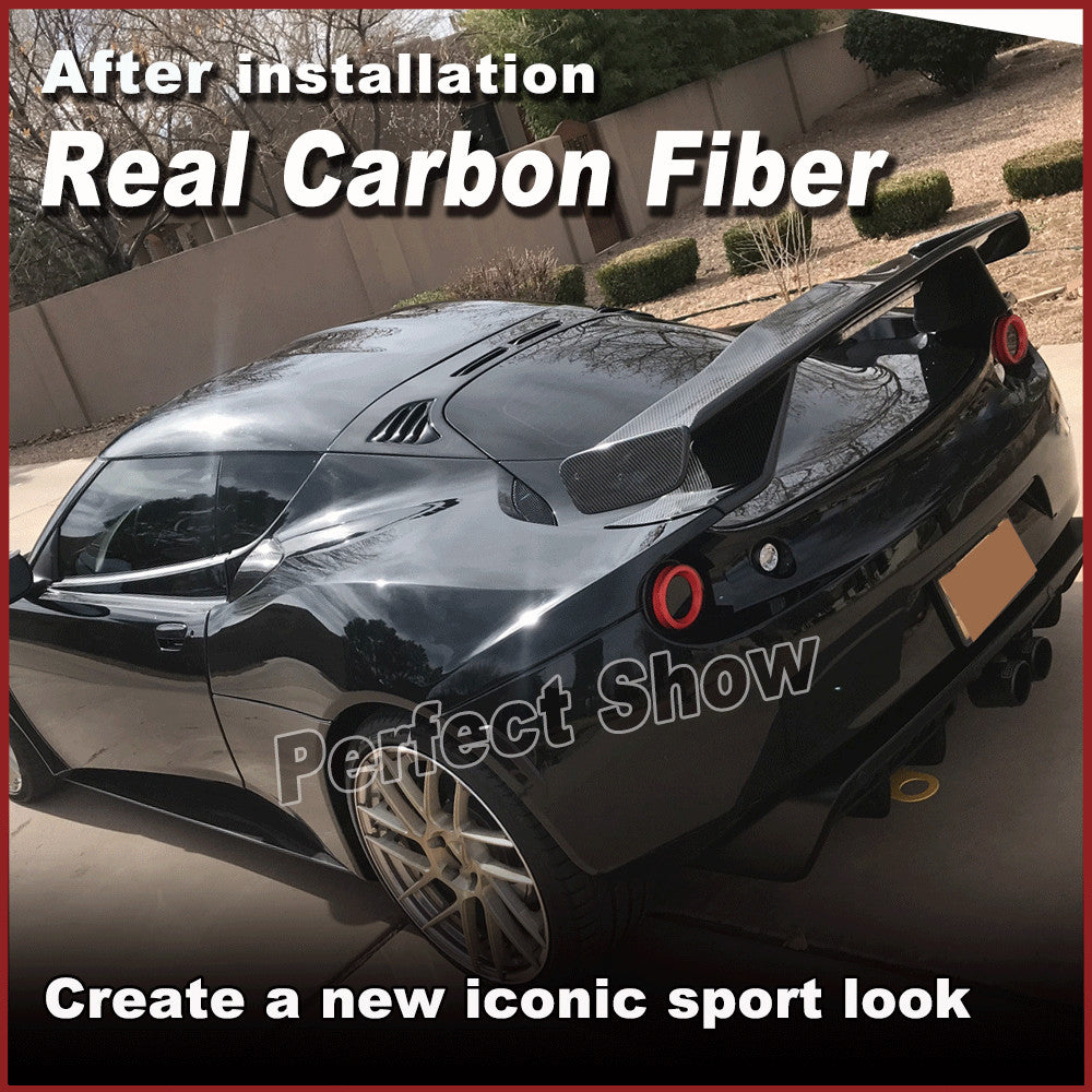 for Lotus Evora S 400 410 GT430 Sport 10-15 Carbon Fiber Rear Trunk Spoiler Wing