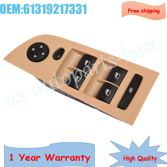 61319217331 Left Driver Side Master Power Window Control Switch for BMW E90 E91