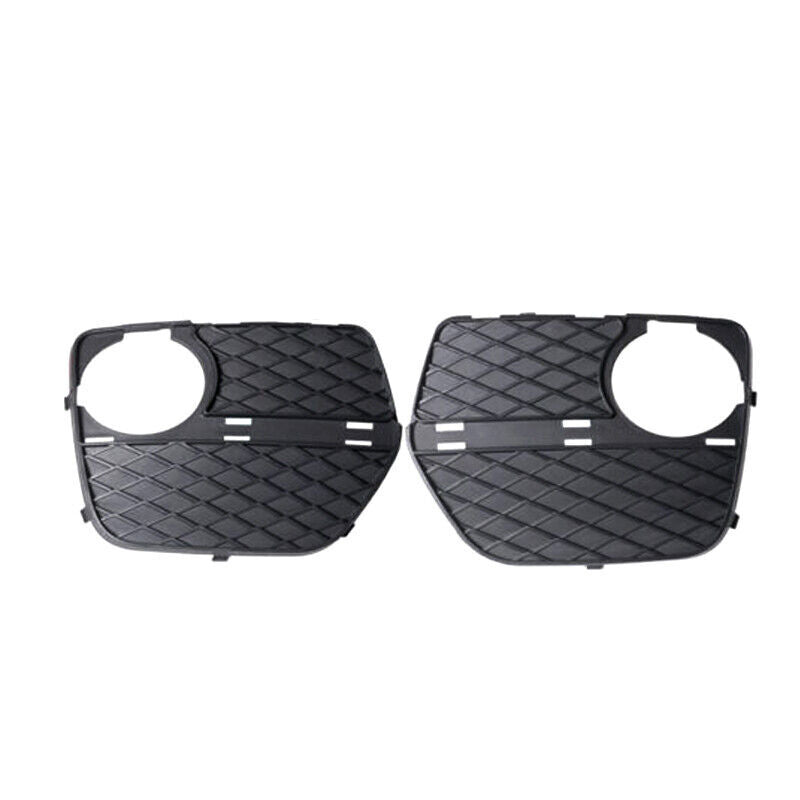 Anti-collision fog light grille cover with decorative border kit (pair) for 2012-2014 for BMW X6 E71