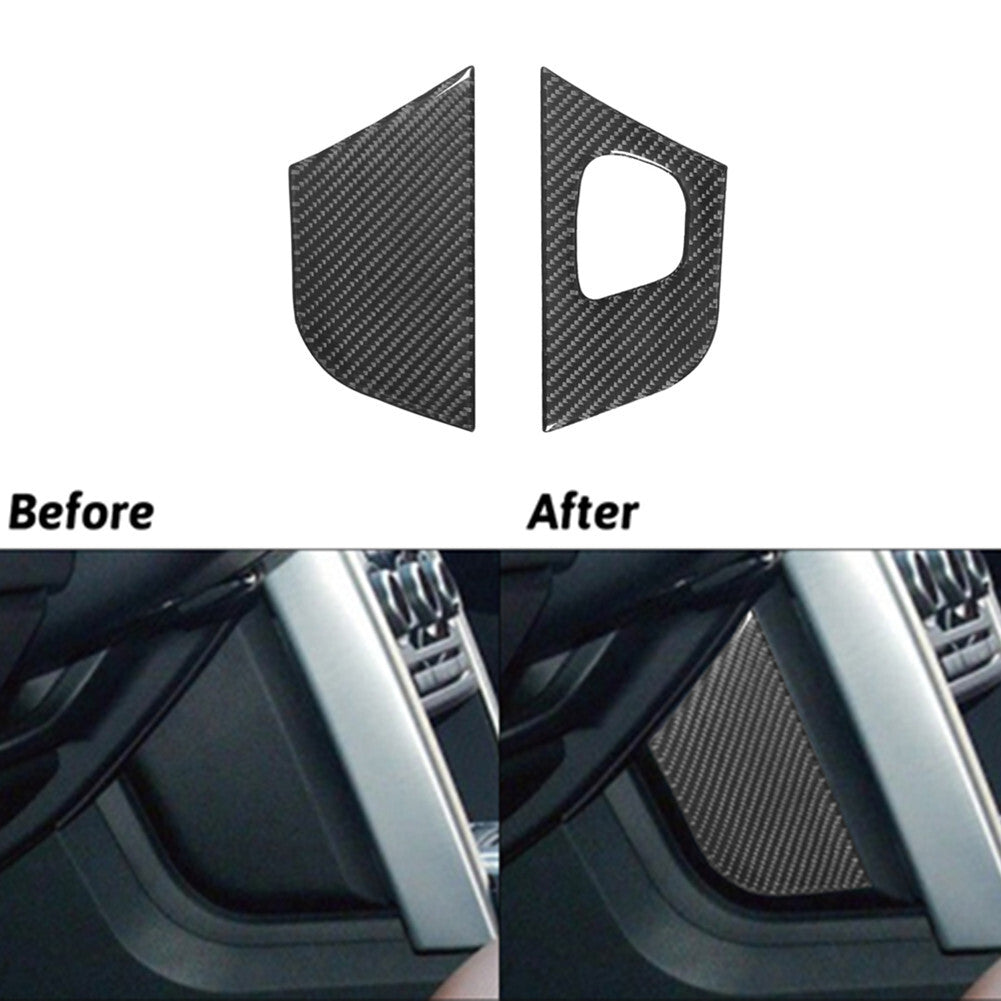 2PCS Carbon Fiber Gait Shift Trimming for Land Rover Discovery Sport 2015-2019