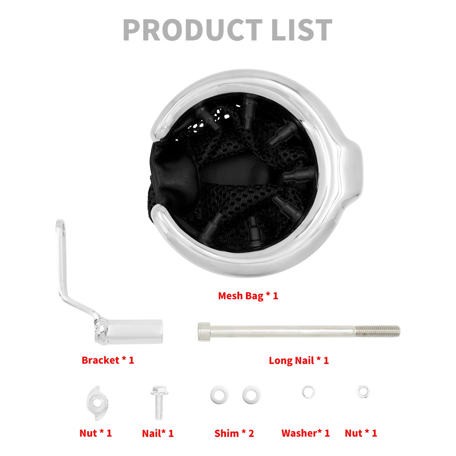 Chrome Passenger Drink Cup Holder for Honda Goldwing GL 1800 01-2017 F6B 2013-17