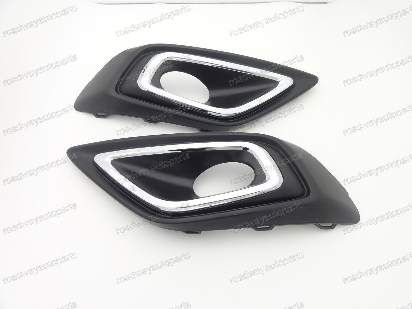 1Pair Front Fog Light Lamp Cover Bezel Chrome Trim Fit for Honda Jade 2014-2016