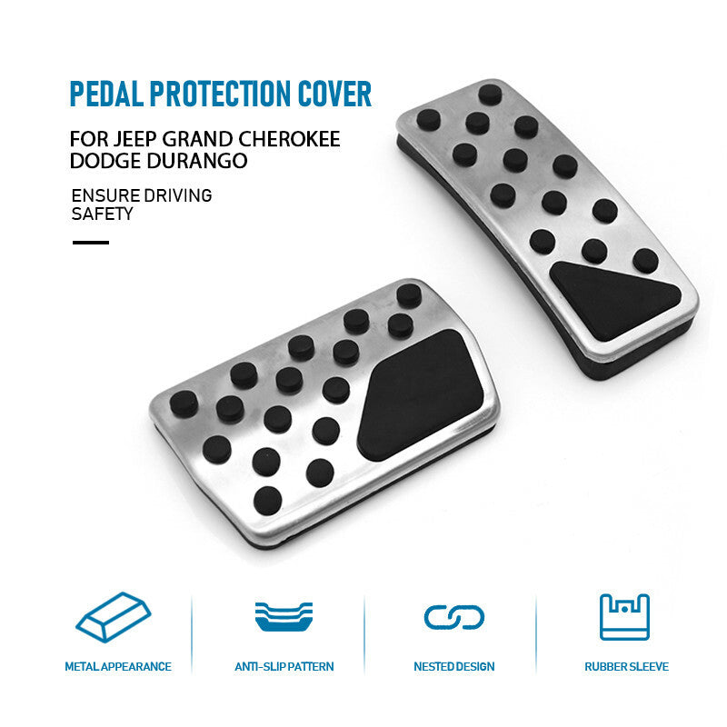 Non-Slip Automatic Gas Brake Foot Pedal Pad Cover for Dodge Durango 2011-2018 US