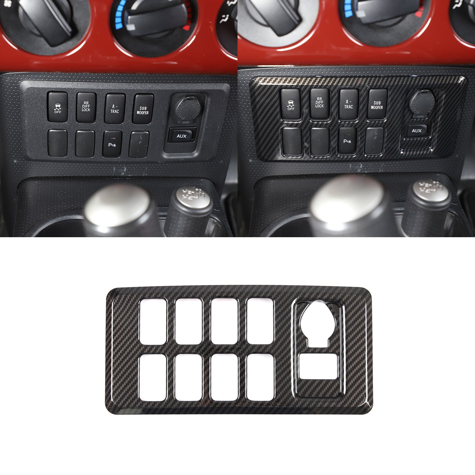 Carbon fiber rear for seat speaker mesh top cover for Corvette C8 Coupe 2020 - 2023