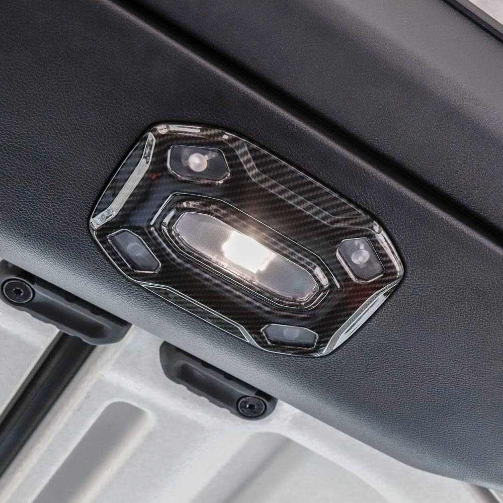 Top Roof Reading Light Cover Trim Bezel Lamp Panel Cover Decor for Jeep 2018-23