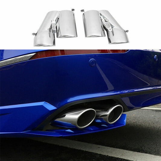 for Honda Accord 2018-2021 Chrome Rear Exhaust Muffler Tip Tail Pipe Dual Pipes