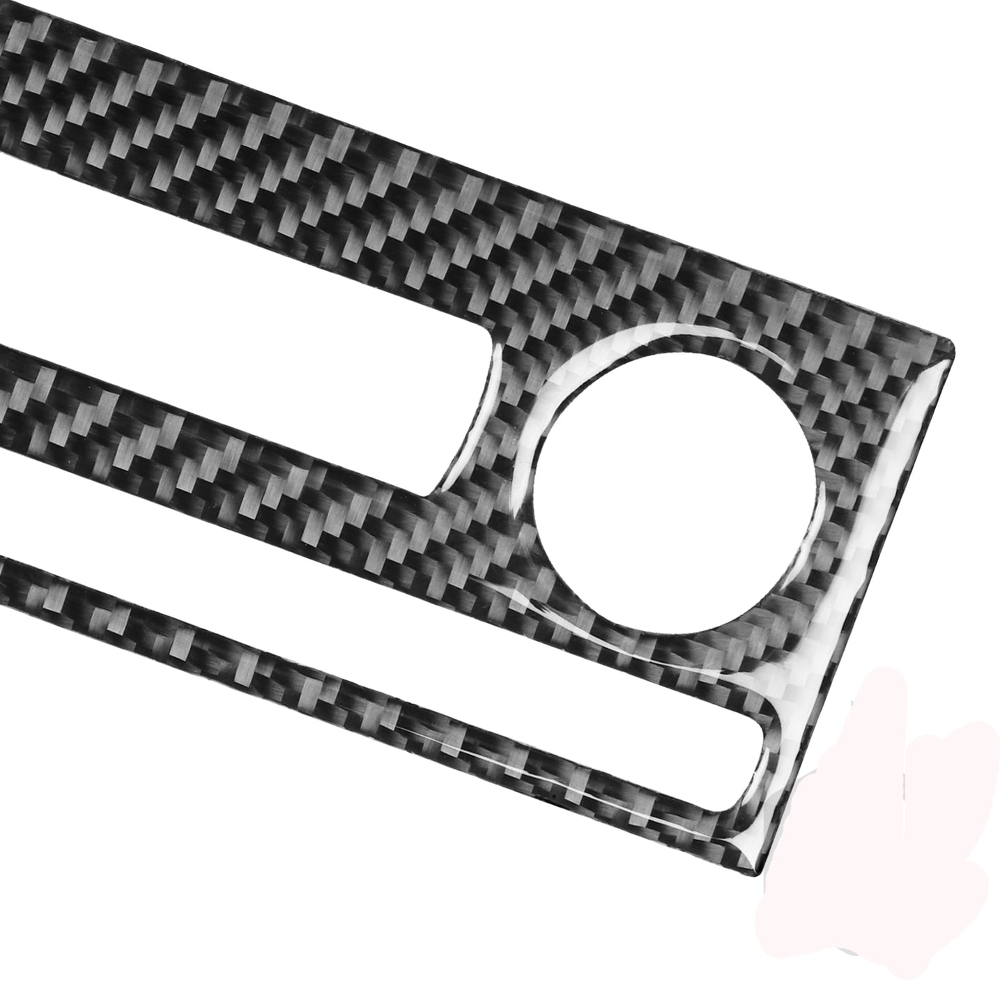 for Chevrolet for Corvette C6 Carbon Fiber Air Conditioner Switch Button Cover Trim