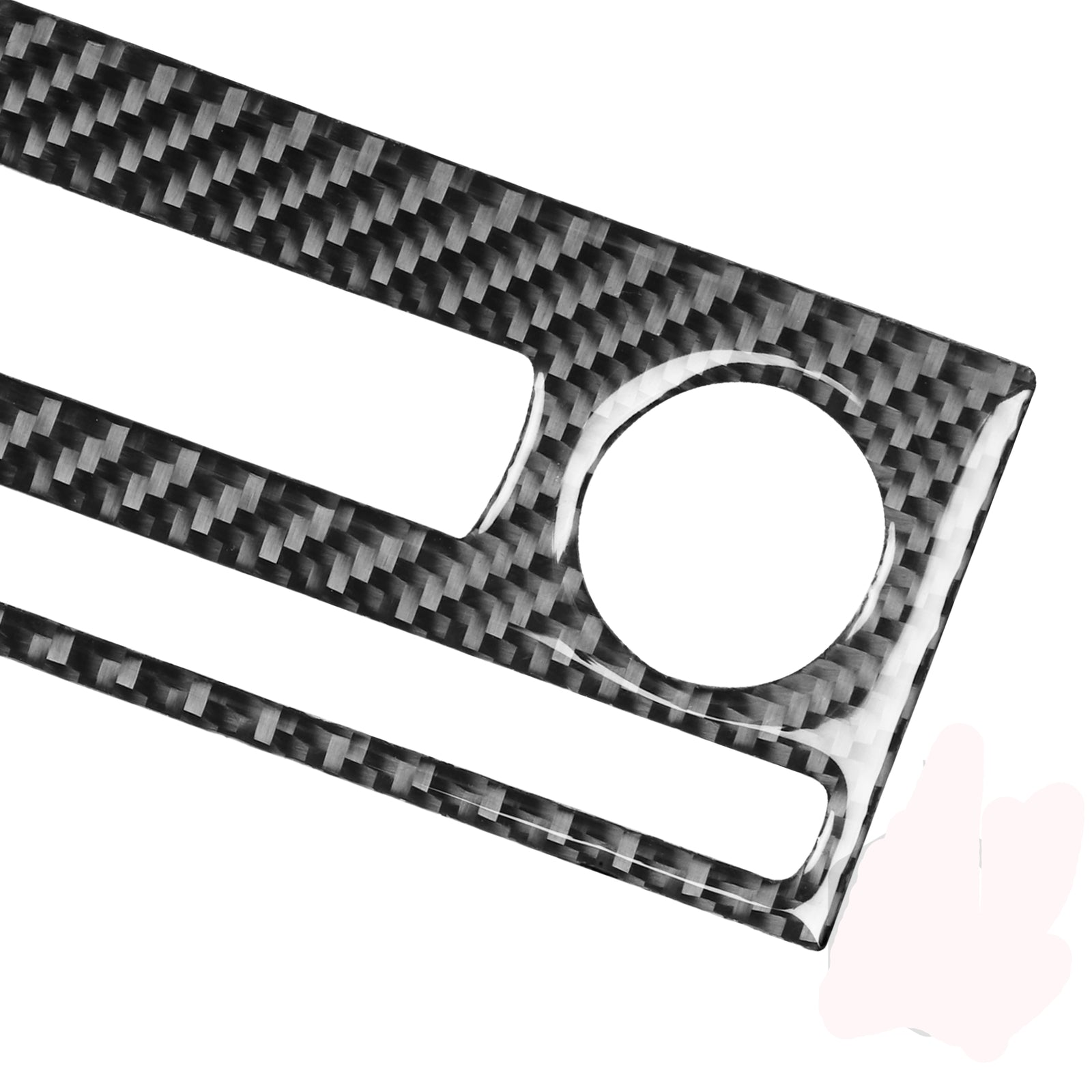 for Chevrolet for Corvette C6 Carbon Fiber Air Conditioner Switch Button Cover Trim