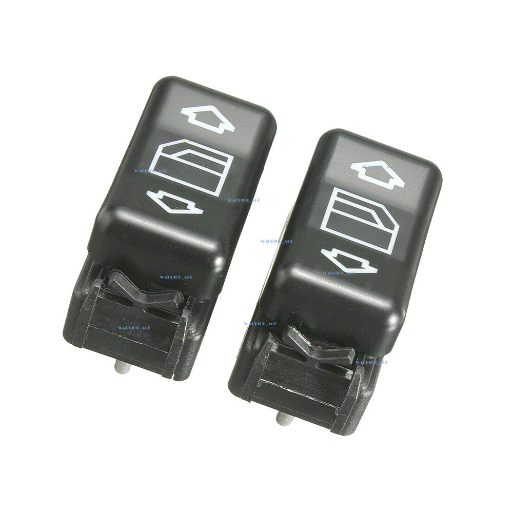 2Pcs Left Right Control Power Window Switch Fits for Mercedes-Benz W124 W126 W201
