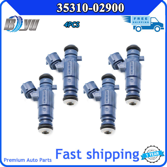 4-piece fuel injector 35310-02900 for Hyundai Atos MX i10 PA and for Kia Picanto BA 1.1 04-16