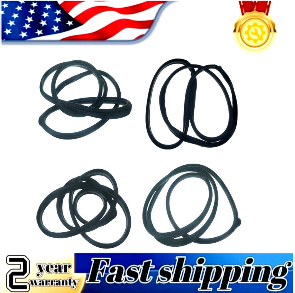 4-Piece Weatherstrip Door Rubber Body Seals for Honda Accord Sedan 2018 - 2021
