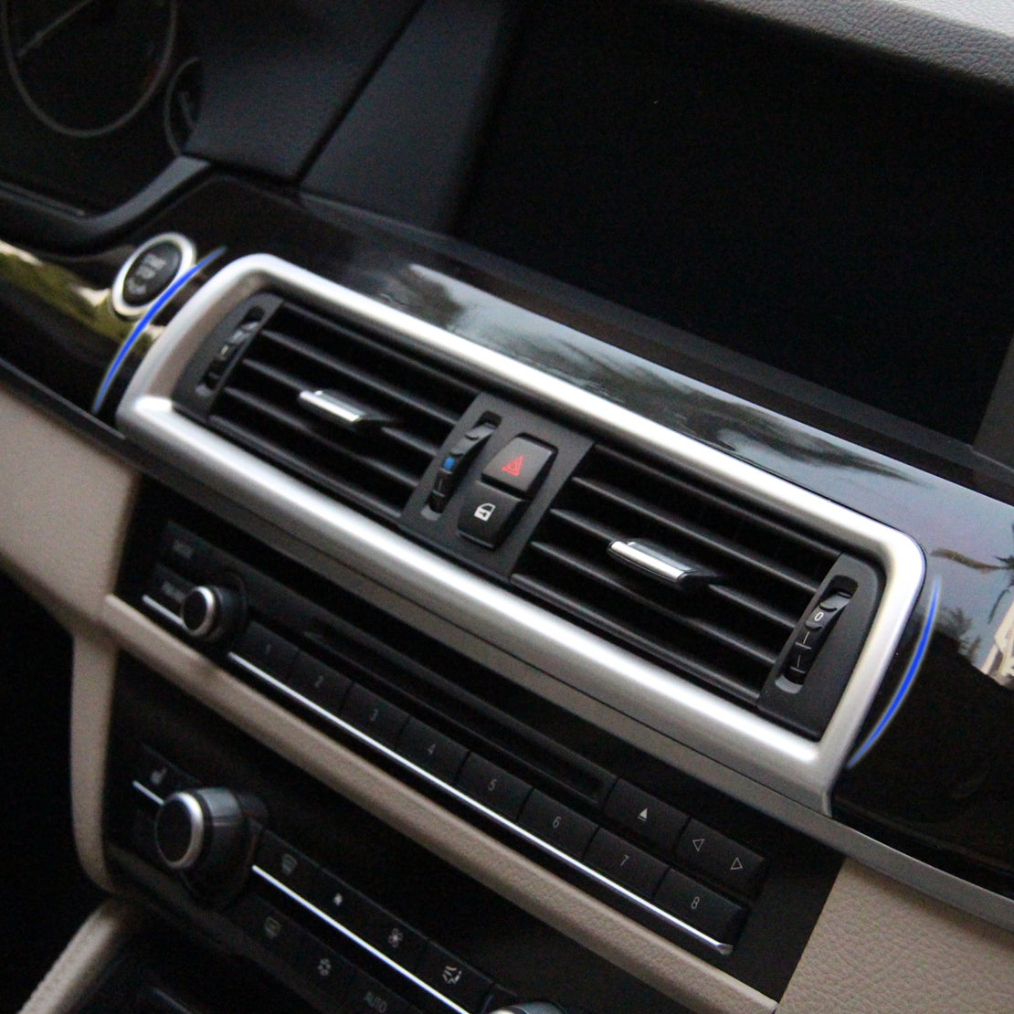 Fit for BMW 5 Series F10 Air Middle Conditioning Vent Decoration Cover Trim
