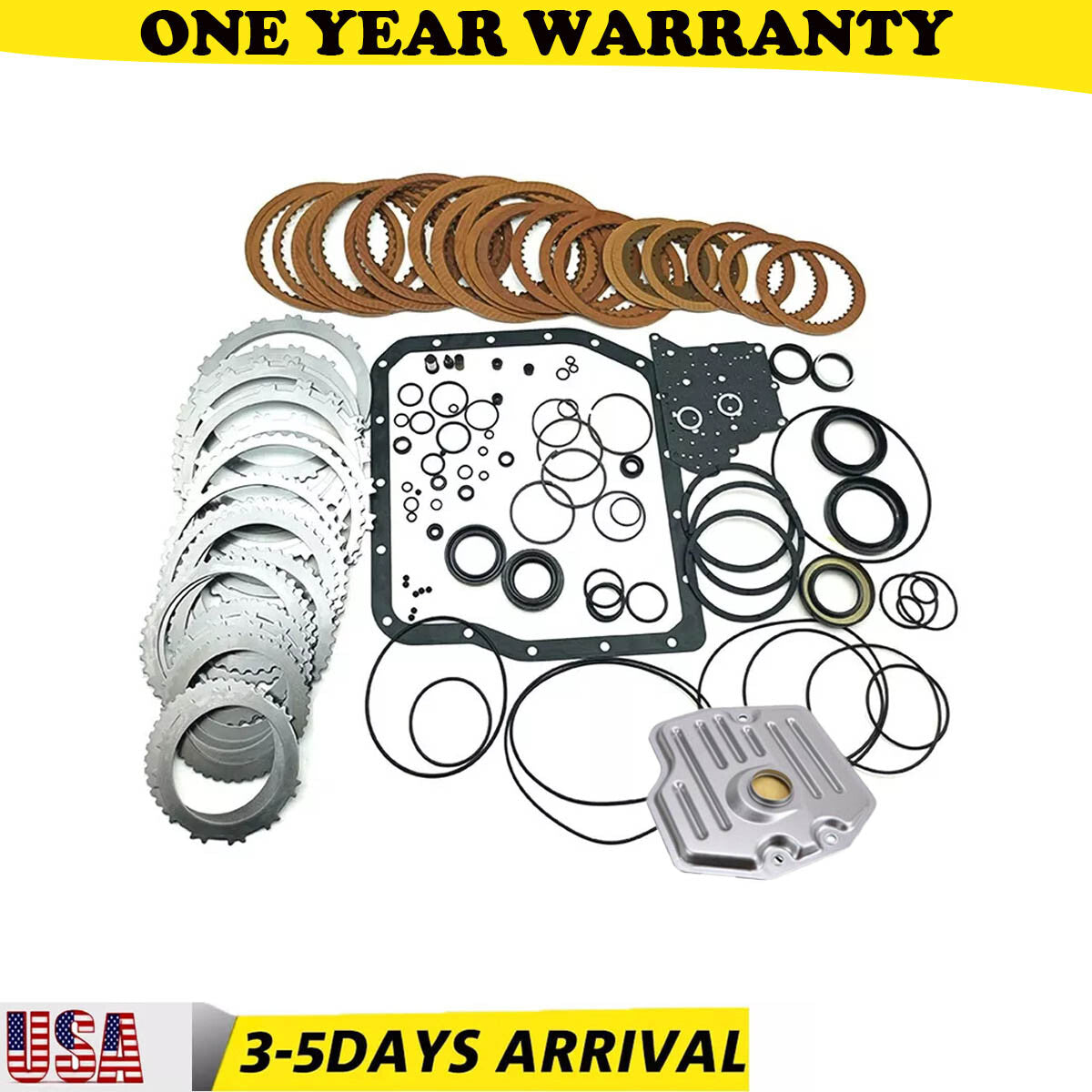 for TOYOTA U241E/ U240E Auto Transmission Master Rebuild Kit Clutch Discs Gasket