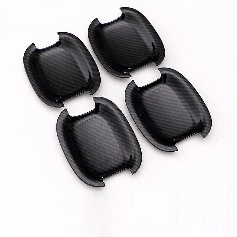 Fit for Audi Q5 2009-2016 ABS Carbon Fiber Out Side Door Handle Bowl Cover Trim