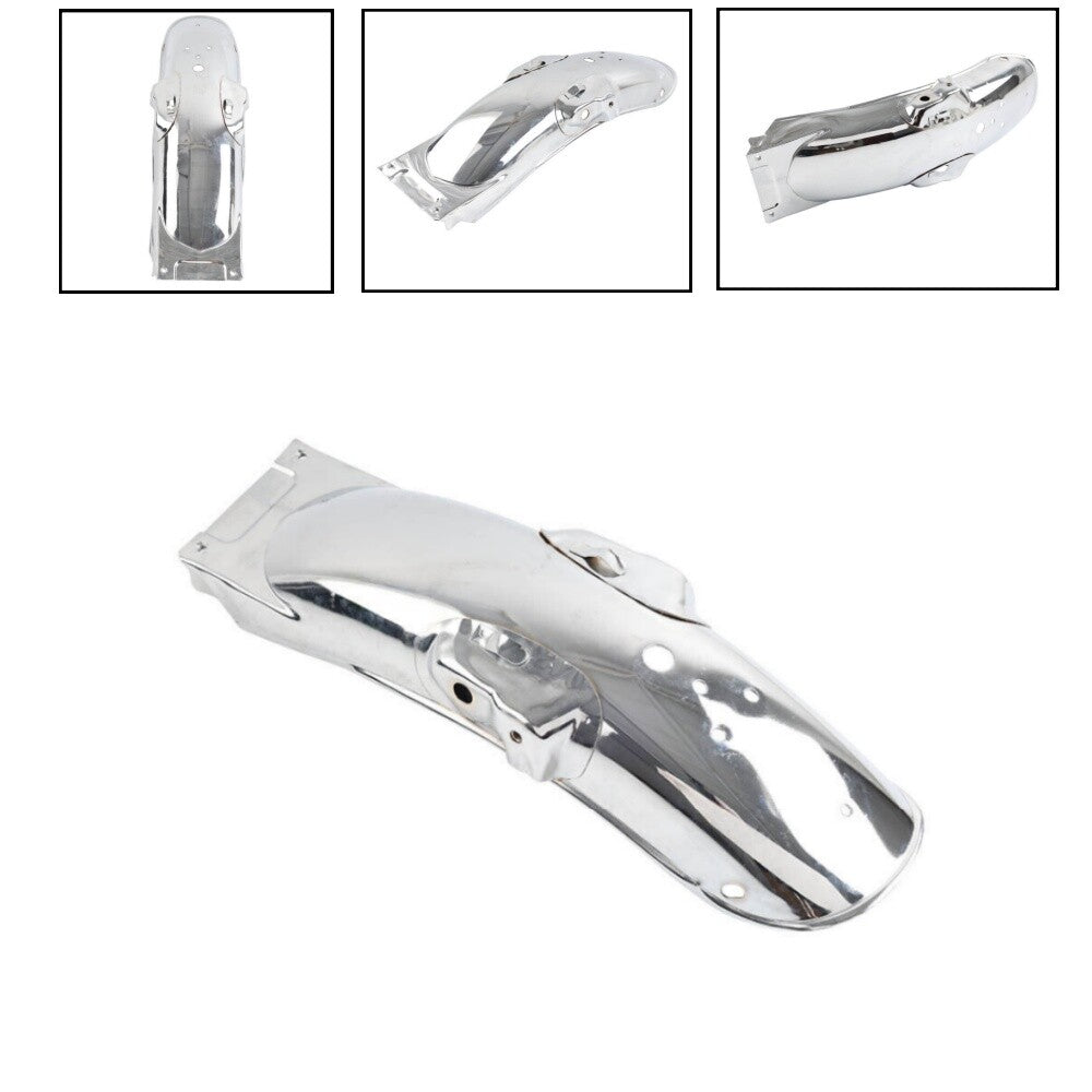Chrome Motorcycle Retro Rear Fender Protector Metal Mudguard Fit for Honda CG125