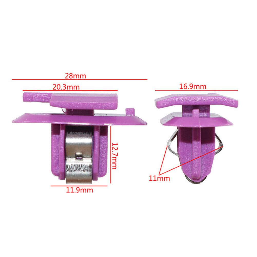 5 Car Welcome Pedal Sill Moulding Trim Clips for Land Rover for Jaguar