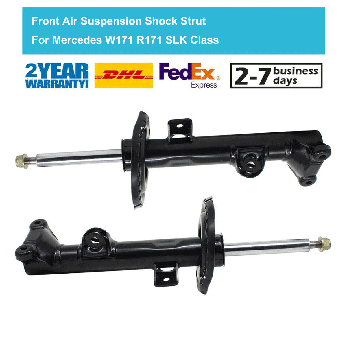 2x Front Shock Absorber Struts Fit for Mercedes-Benz SLK Class W171 R171 2005-2011