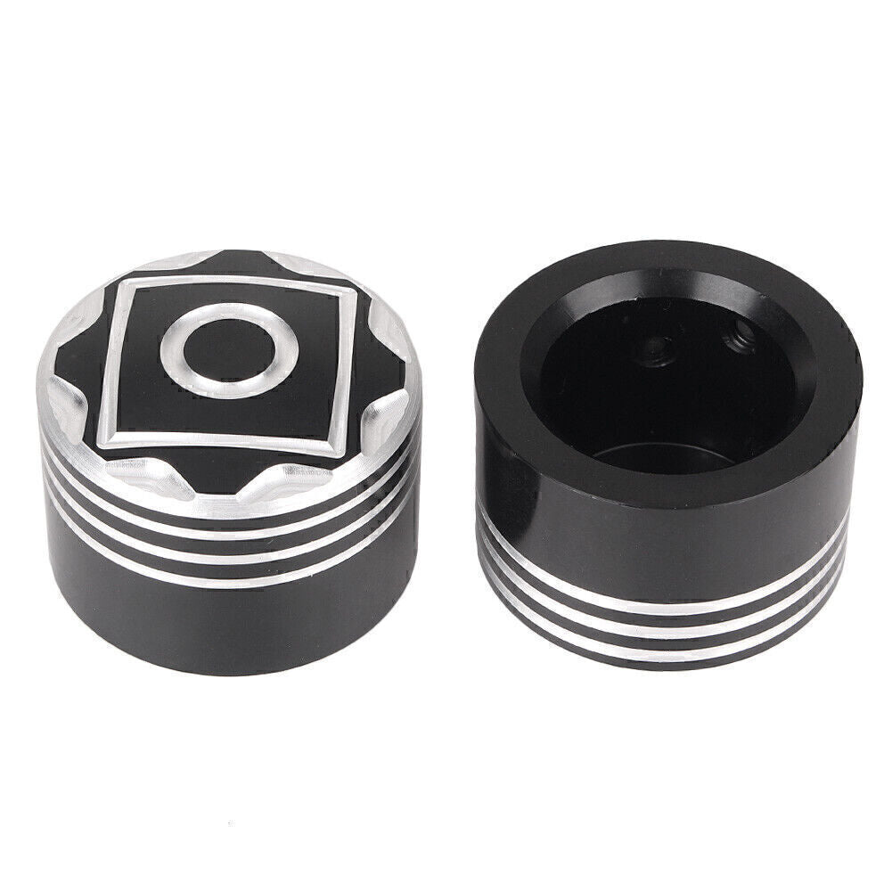 CNC Aluminum Front Axle Nut Cover Bolt Fit for Harley Touring Softail Road King