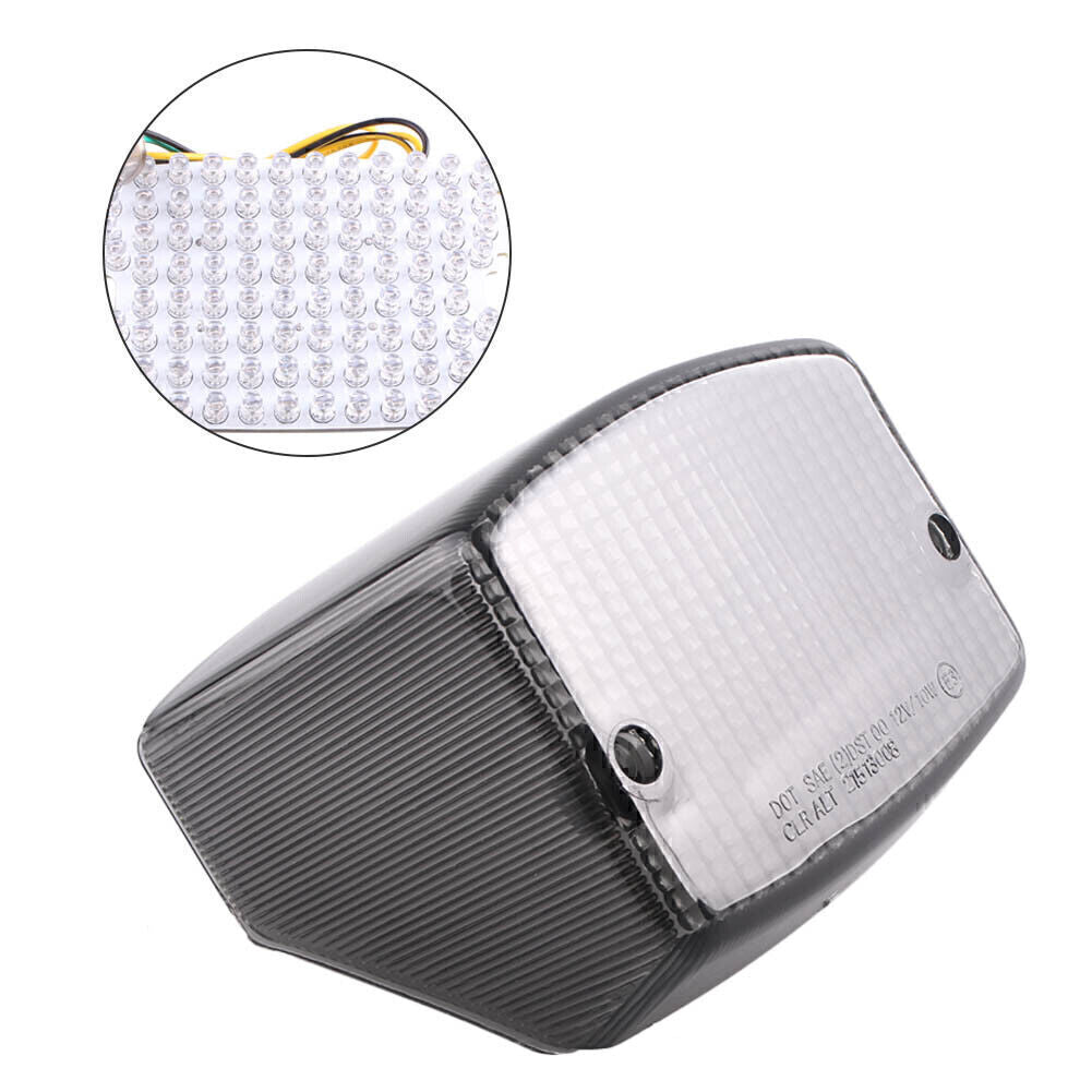 Smoke Integrated LED Tail Light Turn Signals Lamp for KAWASAKI VULCAN 750 86-03