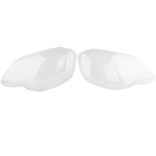 2x Front Lens Cover Headlight Shell Lampshade for VW Polo 9N 2006-2010 Cap