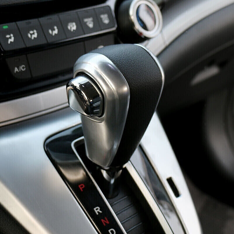 Matte Silver Inner Gear Shift Knob Trim Covers ABS for Honda CRV/CR-V 2012-2016