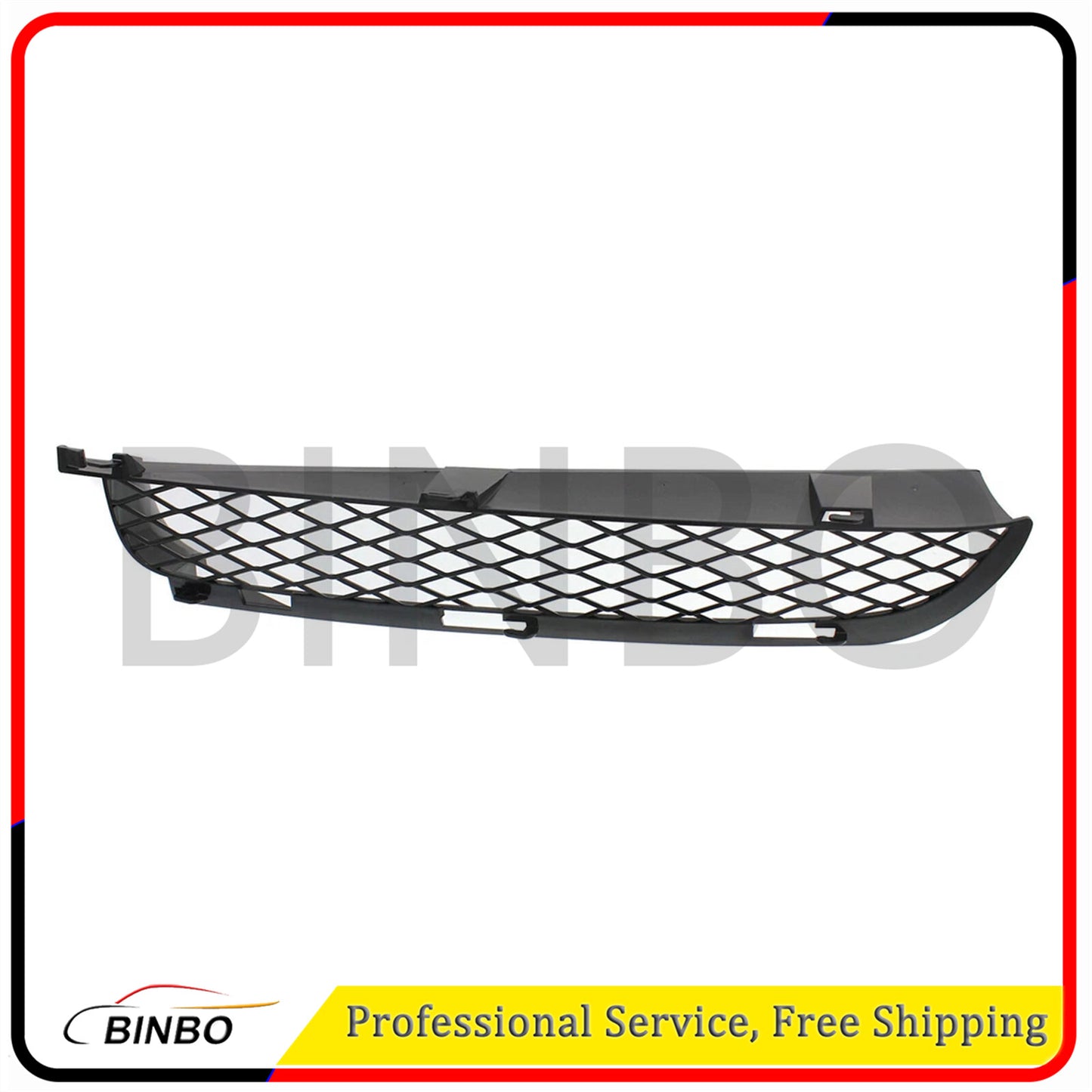 NEW Bumper Grille For 2004-2006 for BMW for X5 Passenger Side Black Plastic