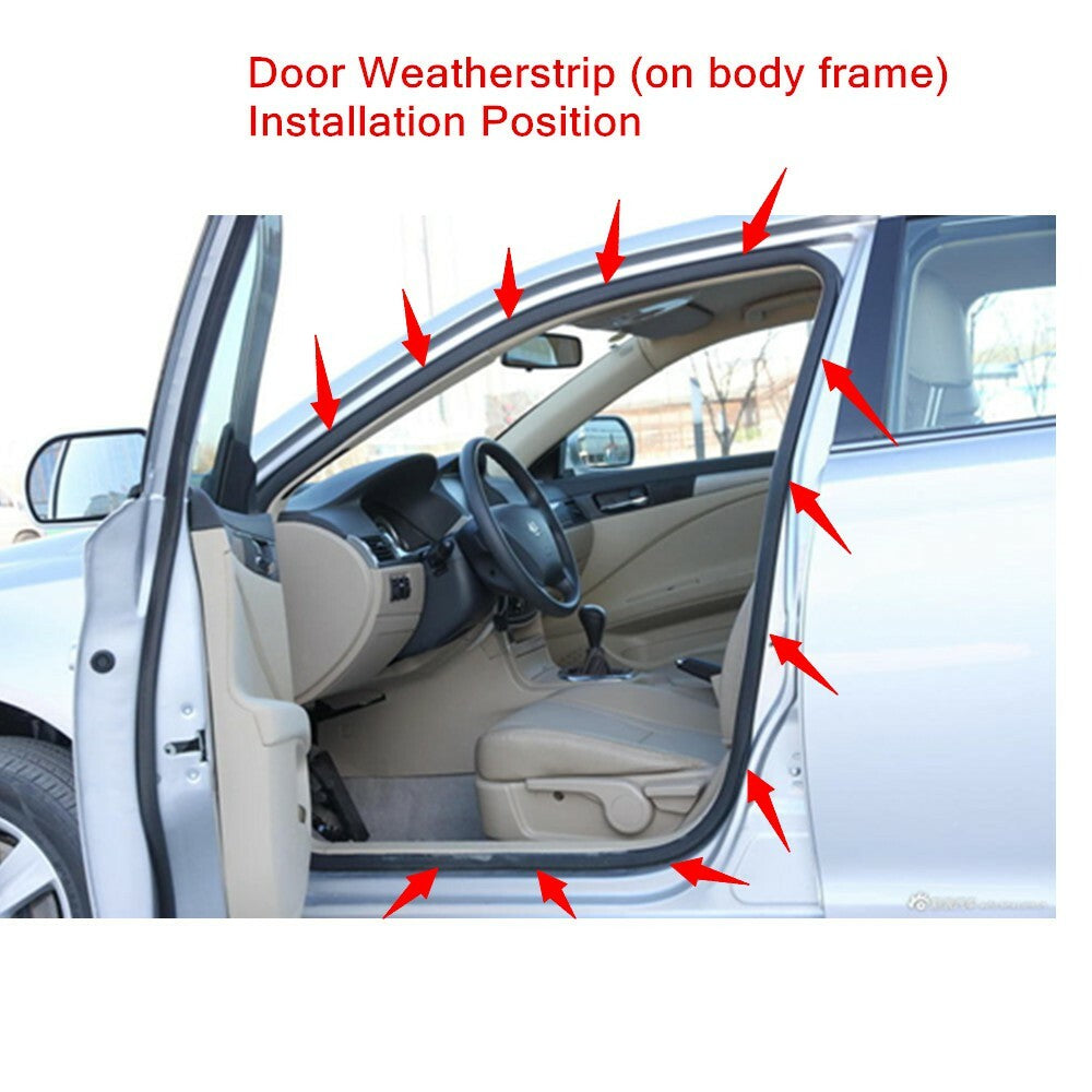 Front right door rubber Weatherstrip body seal for Honda Accord sedan 03-2007