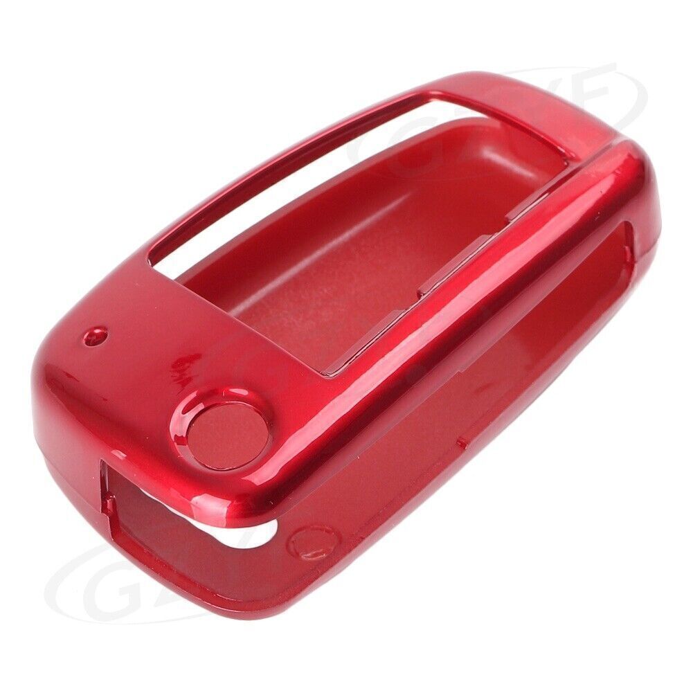 Gloss Red Shell Cover Flip Remote Key Protector Case Fob for AUDI A3 A4 Q7 R8