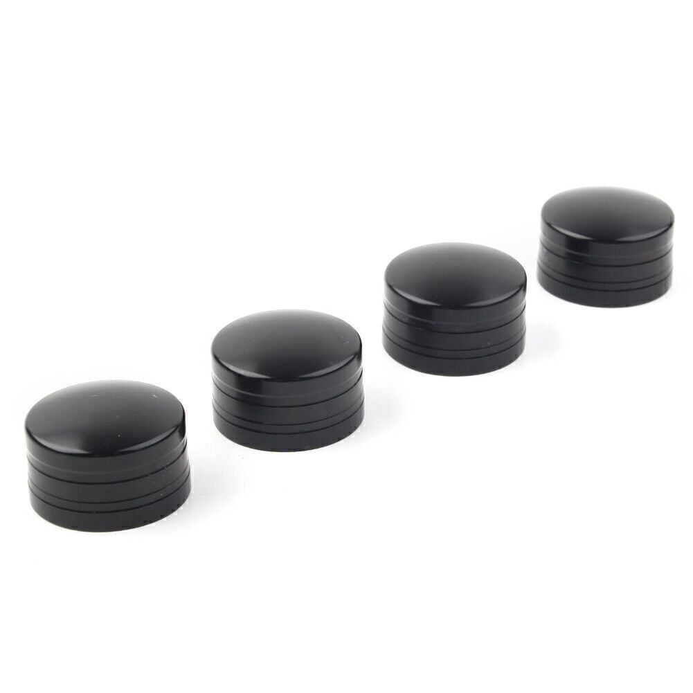 Head Bolt Spark Plug Covers for Harley Sportster XL Twin Cam Touring Black 4pcs