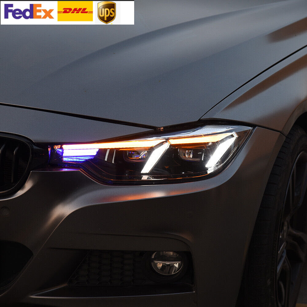 LED Headlights for BMW F30 F35 3 Series 2013-2019 Sequential Front Lamp Assembly