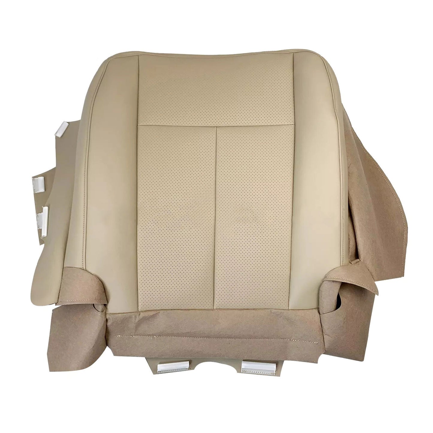 Tan Driver Bottom Microfiber Leather for Seat Cover for Ford Expedition 2007-2014