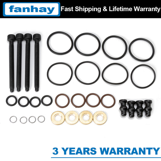 4x for Audi / for Ford / for Skoda Series Vehicle Seal Washer With Injector Clamp Bolts Kit