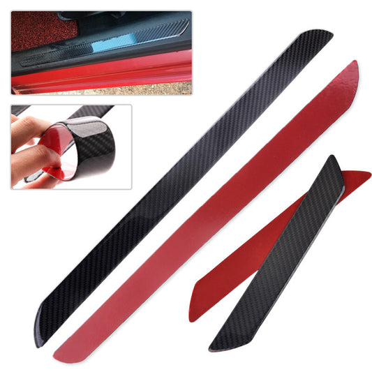 Universa Car Anti Scratch Door Mat Sill Stickers Carbon Fiber Door Welcome Strip