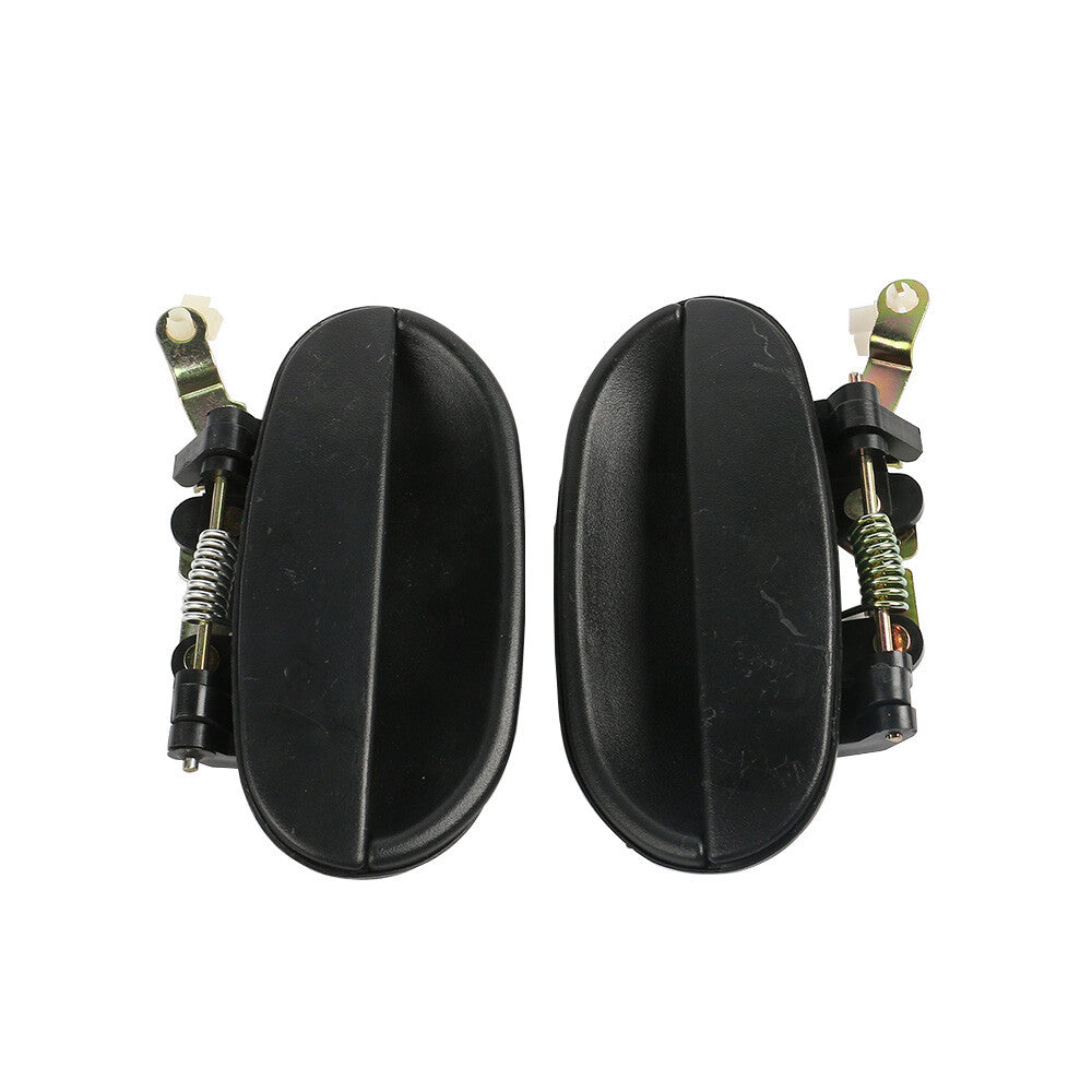 2Pcs Rear Left Right Outside Door Handle Black For Accent 1995-1999