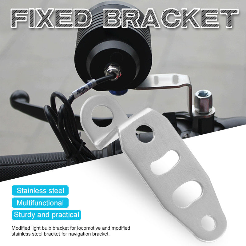 2x Motorcycle Fork Headlight Mount Bracket Holder Spotlight Turn Signal Holder