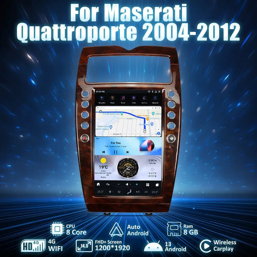 Android Car Radio 14.4 GPS Navigation for Maserati Quattroporte 2004-2012