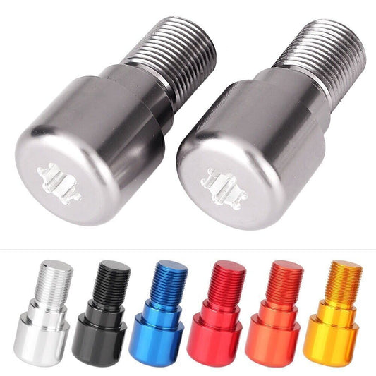 18mm Motor Dirt Bike Handle Bar Handlebar Grips End Cap Plugs Slider 6 Colors