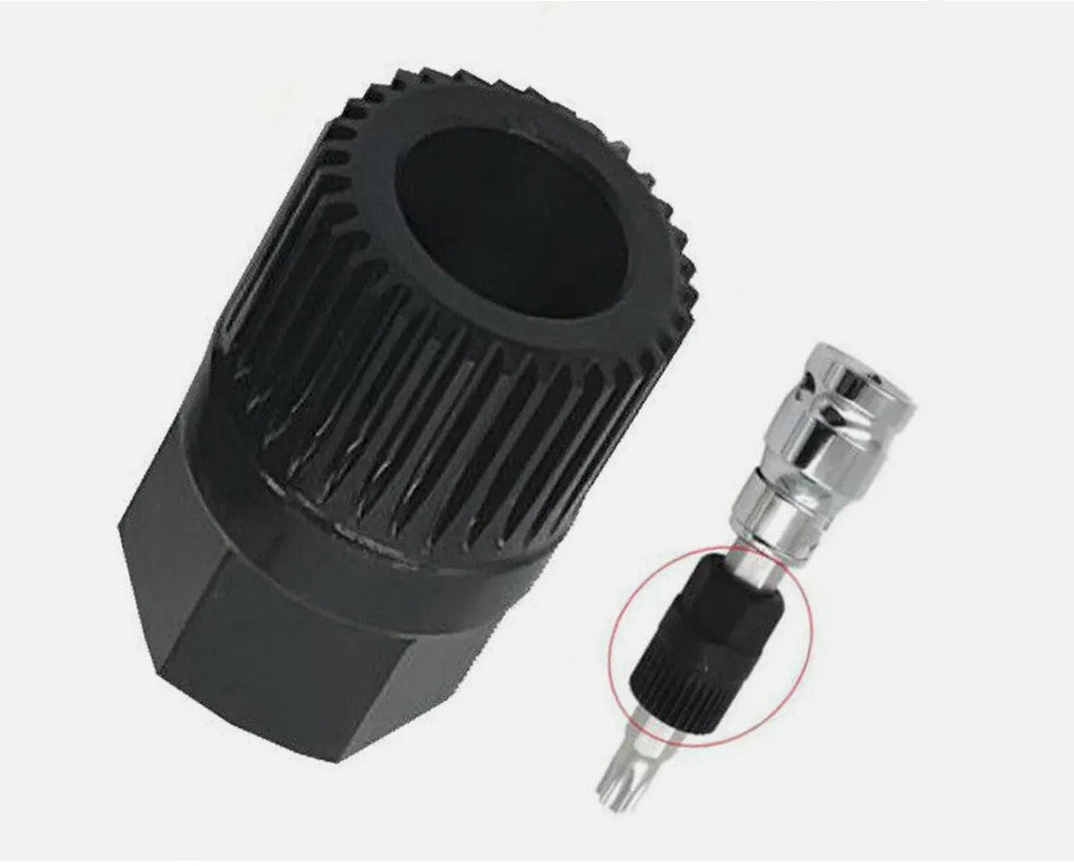 Alternator Clutch Wheel Pulley Removal Tool 33 Spline for Audi for Ford for VW for Golf