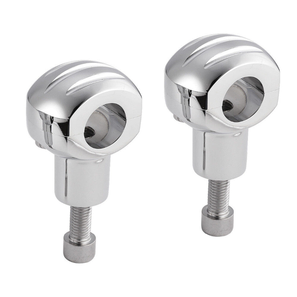 Chrome Motorcycle 25mm Handlebar Risers Clamps Handle Bar Mount for Harley for Honda