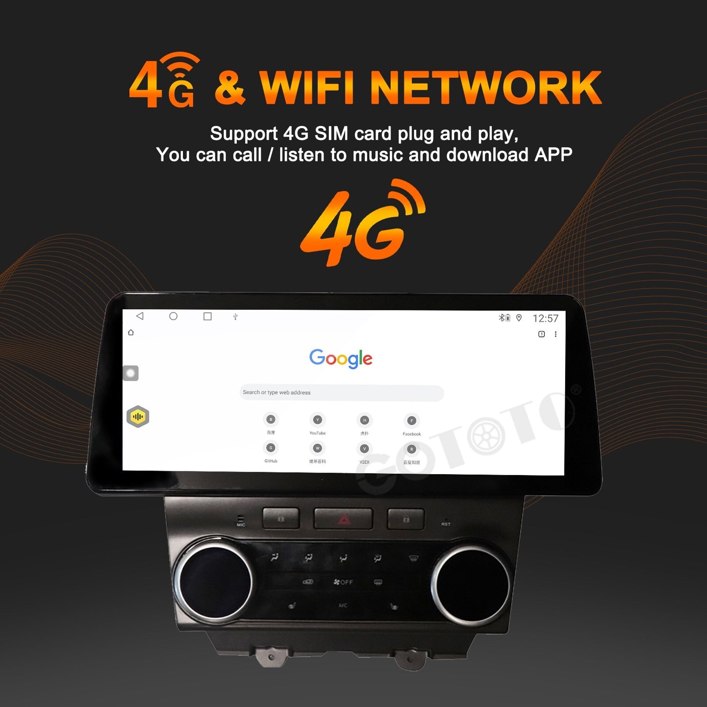for Chevrolet Camaro 2010-2015 Android Car Radio 2Din Stereo Receiver GPS 128GB