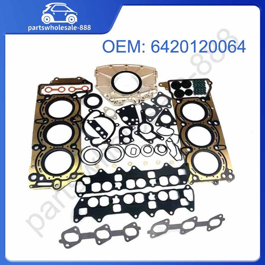 6420120064 Engine Full Gasket Set w/Crankshaft Rear Seal for Mercedes-Benz Class
