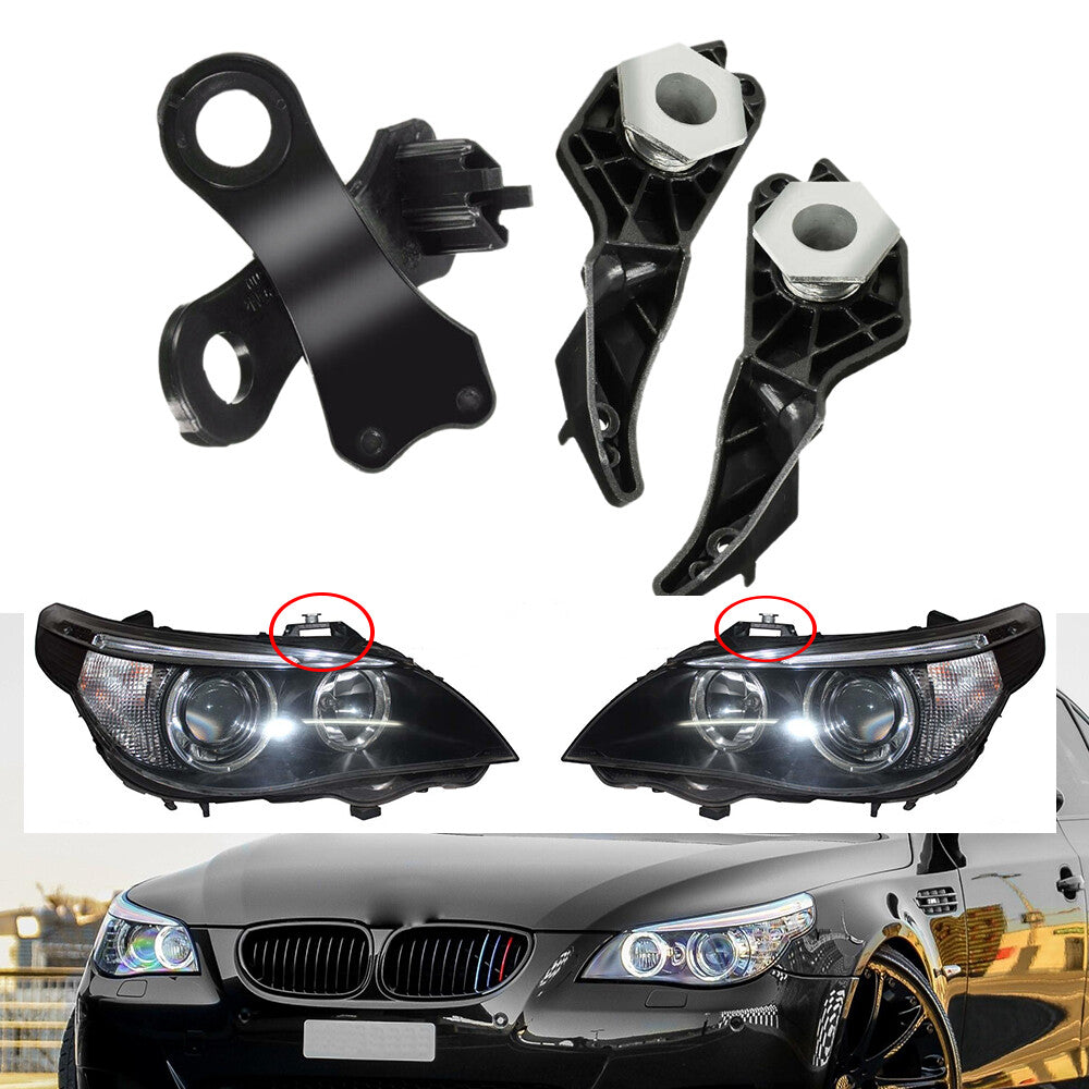 2 pairs of halogen headlight repair bracket clips 6341478 suitable for BMW E60 and E61 (new)