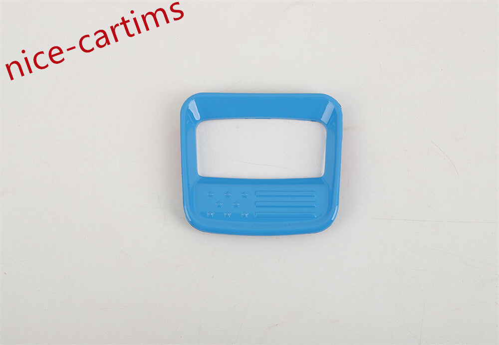 Fit for Ford Bronco 2021-24 Car Steering Wheel Bottom Panel Cover ABS Light Blue