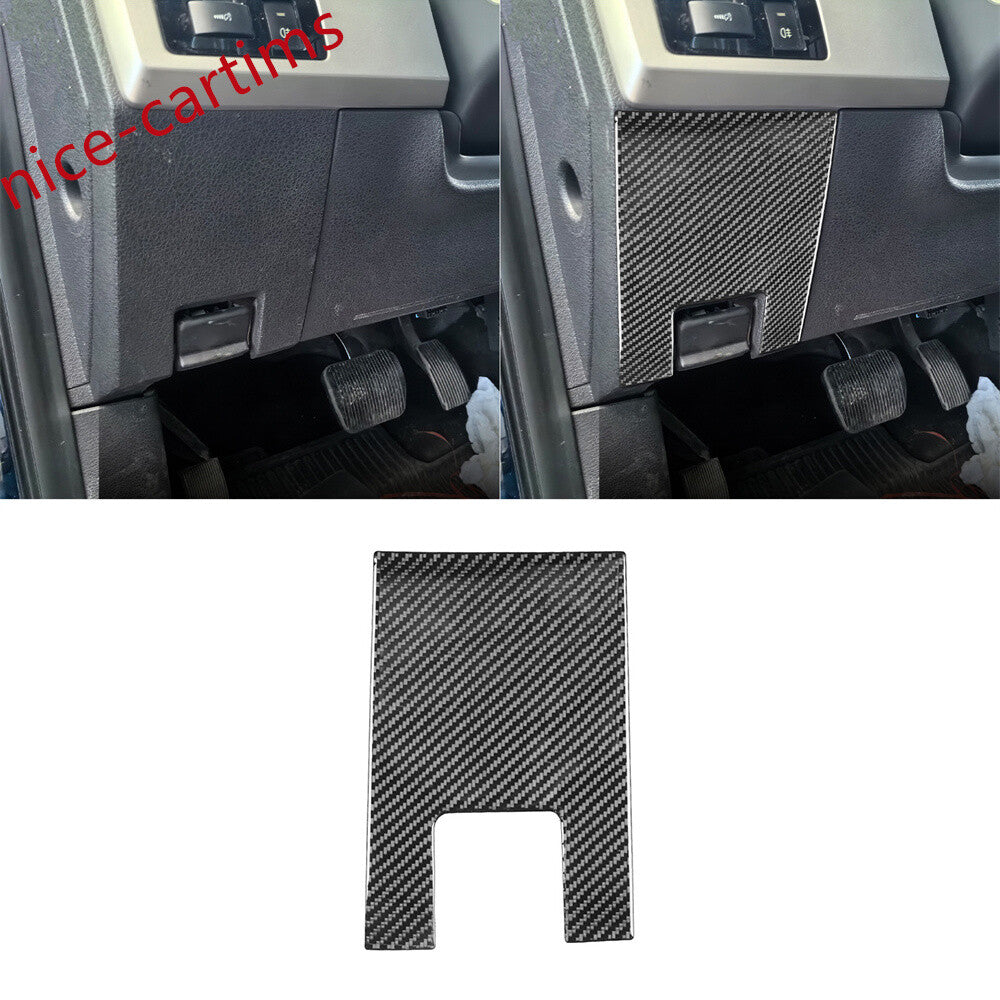 Carbon Fiber Interior Hand Brake Panel Cover for Ford F150 2009-2014 Accessories