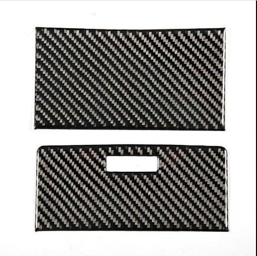 Real Carbon Fiber Inner Gear Shift Box Panel Cover Trim for Ford Explorer 15-19