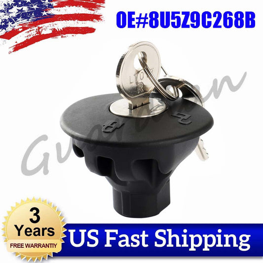 8U5Z9C268B Locking Gas Tank Plug Cap with 2 Keys for Mercury for Lincoln