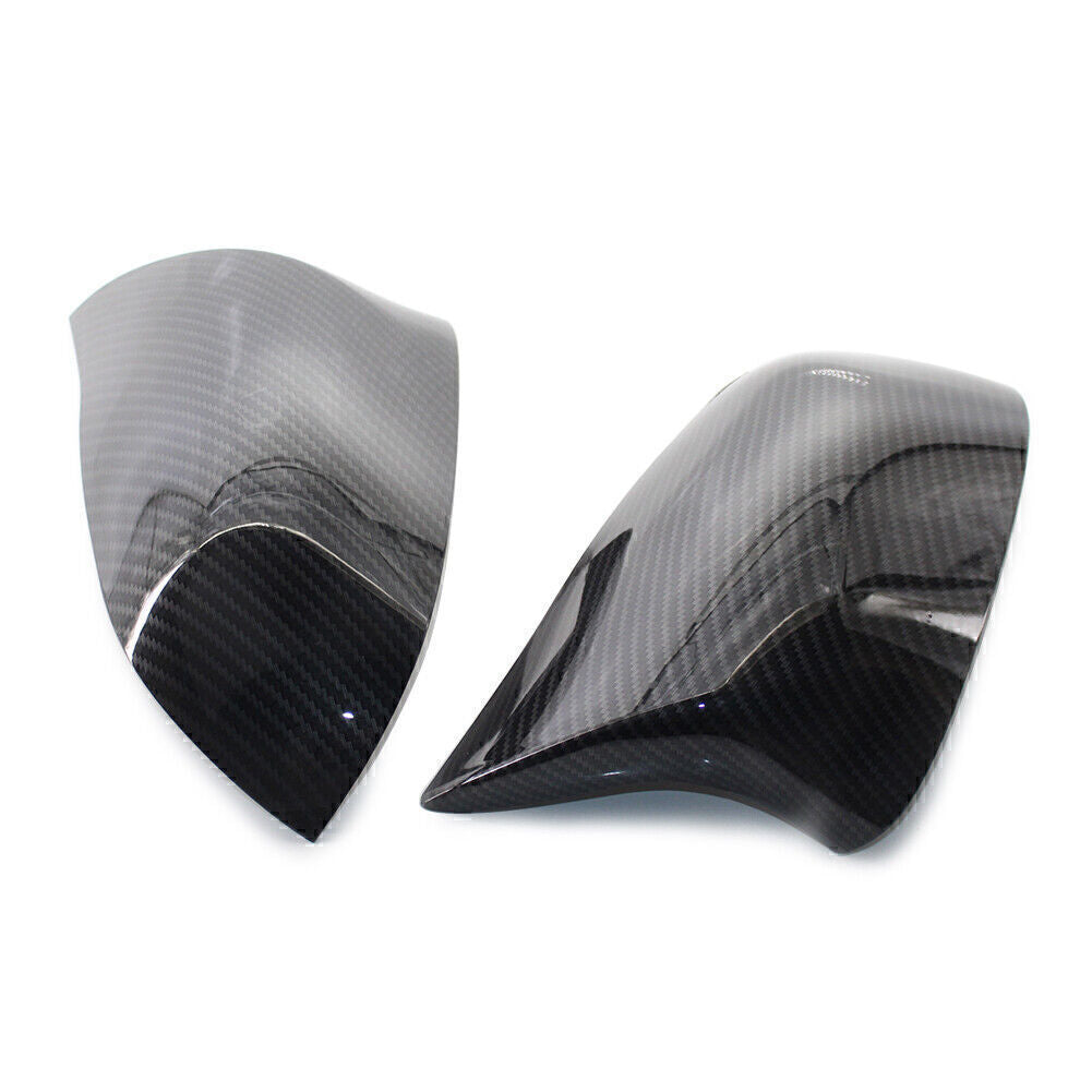 Rear View Mirror Cover Trim Decor Carbon Fiber for BMW X5 F15 X6 F16 2014-2018