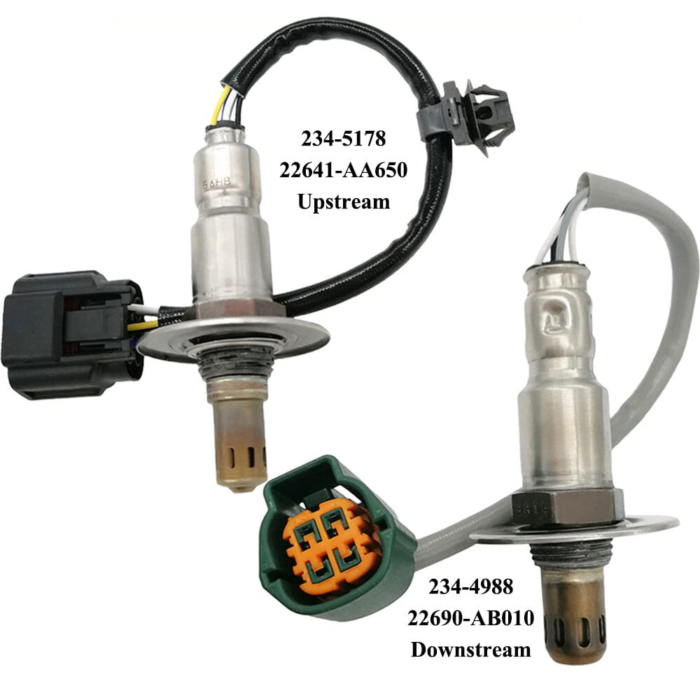 2Pcs Up+Downstream O2 Oxygen Sensor for Subaru Forester WRX 2.0L Turbo 2015-17