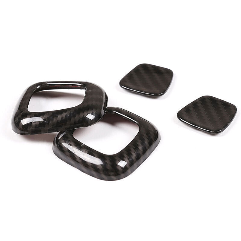 for Benz GLE GLS 2020-23 ABS Carbon Fiber for Seat Headrest Switch Button Cover Trim